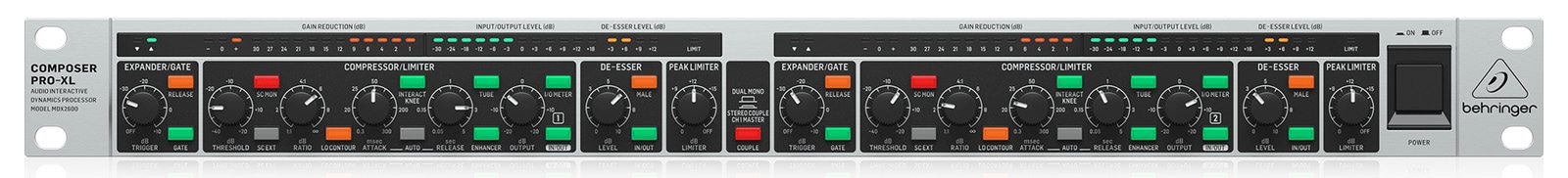 Composer Pro-XL MDX2600 V2 コンプレッサー BEHRINGER MDX2600 V2 COMPOSER PRO-XL ステレオ・コンプレッサー