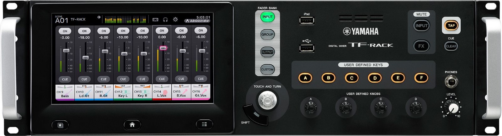 YAMAHA TF-RACK デジタルミキサー YAMAHA【TF-RACK】ラックマウント デジタルミキサー