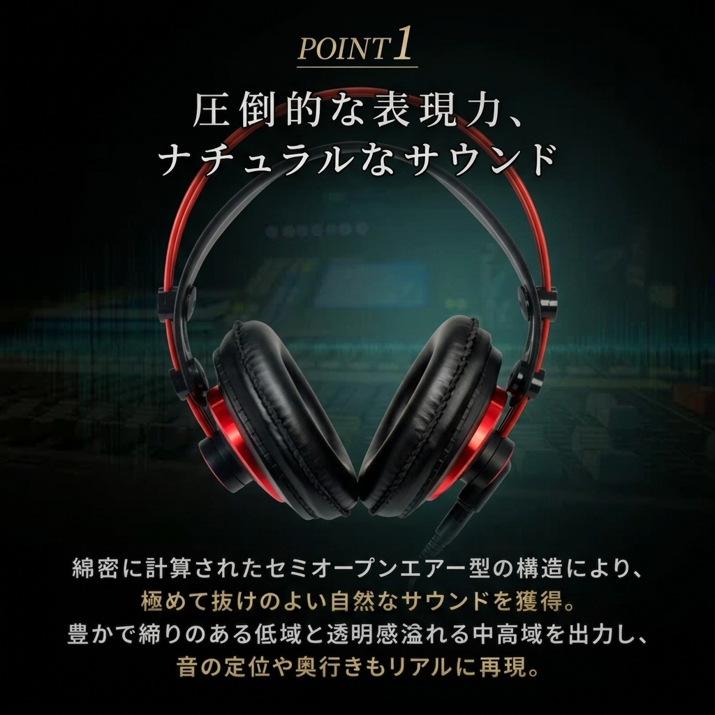 AKG K240 STUDIO Limited Edition モニターヘッドホン (セミオープン