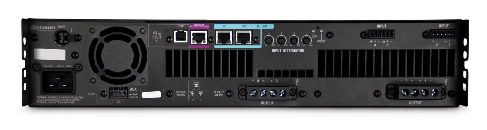 CROWN DCi 4|1250N 4chパワーアンプ BLU link対応 | Hibino.com ヒビノ
