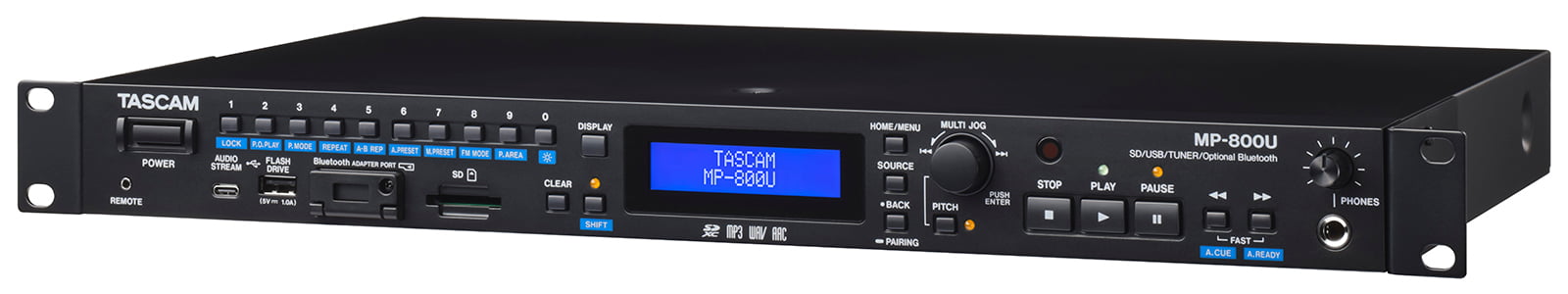 TASCAM MP-800U USB DAC/FMチューナー搭載SD/USBプレーヤー | Hibino