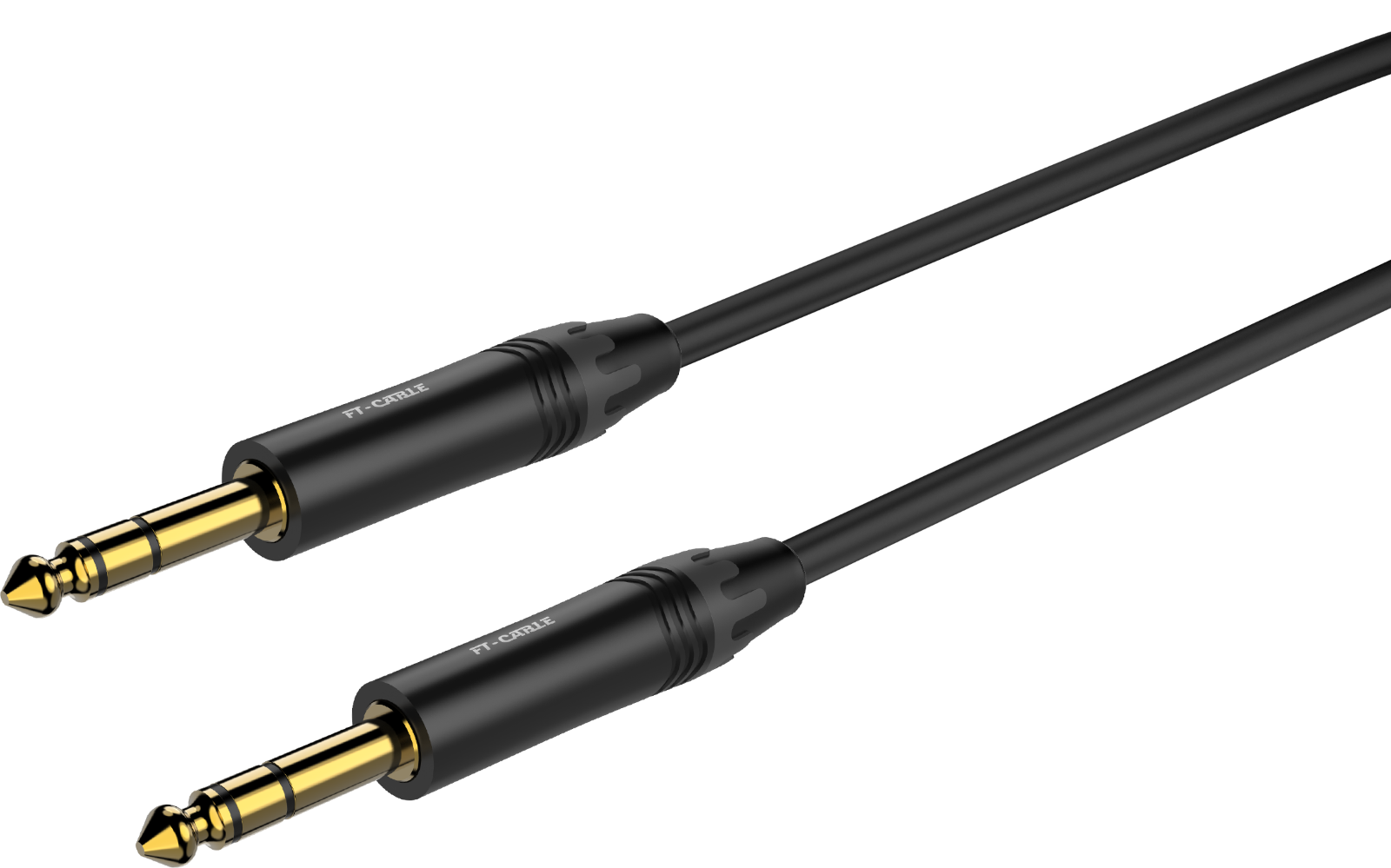 FT-CABLE TRSケーブル (TRS-TRS) 1m/2m/3m/5m プロ仕様 高音質バランス