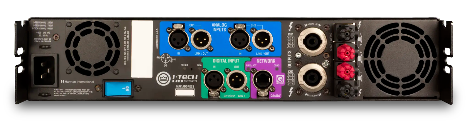 CROWN IT12000HD I-Tech HD 2chパワーアンプ | Hibino.com ヒビノ公式