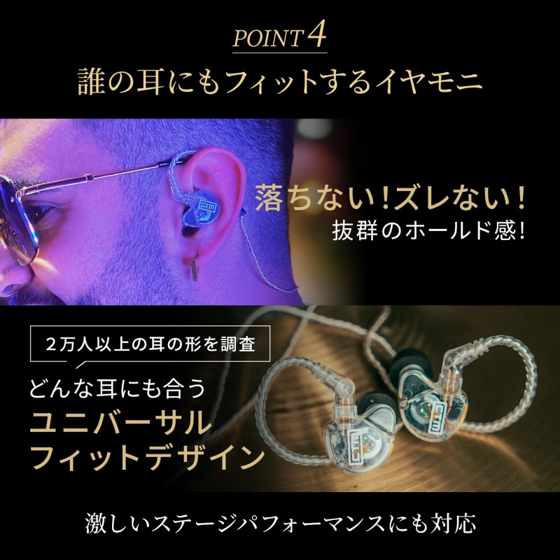 CTM CE220 CLEAR ユニバーサル・イン・イヤーモニター 高音質イヤホン