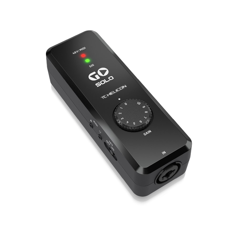 TC HELICON GO SOLO オーディオインターフェイス | Hibino.com ヒビノ
