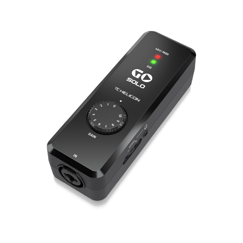 ⚡️スマホ&PC TCHELICON GO SOLO オーディオインターフェイス TC HELICON GO SOLO オーディオインターフェイス | Hibino.com ヒビノ