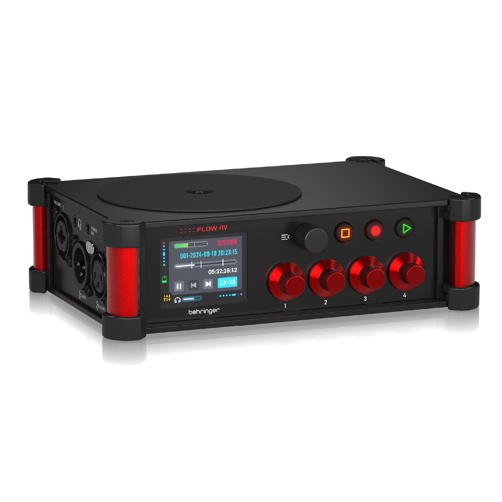 BEHRINGER FLOW 4V 4chデジタルミキサー 10トラック録音/タイムコード