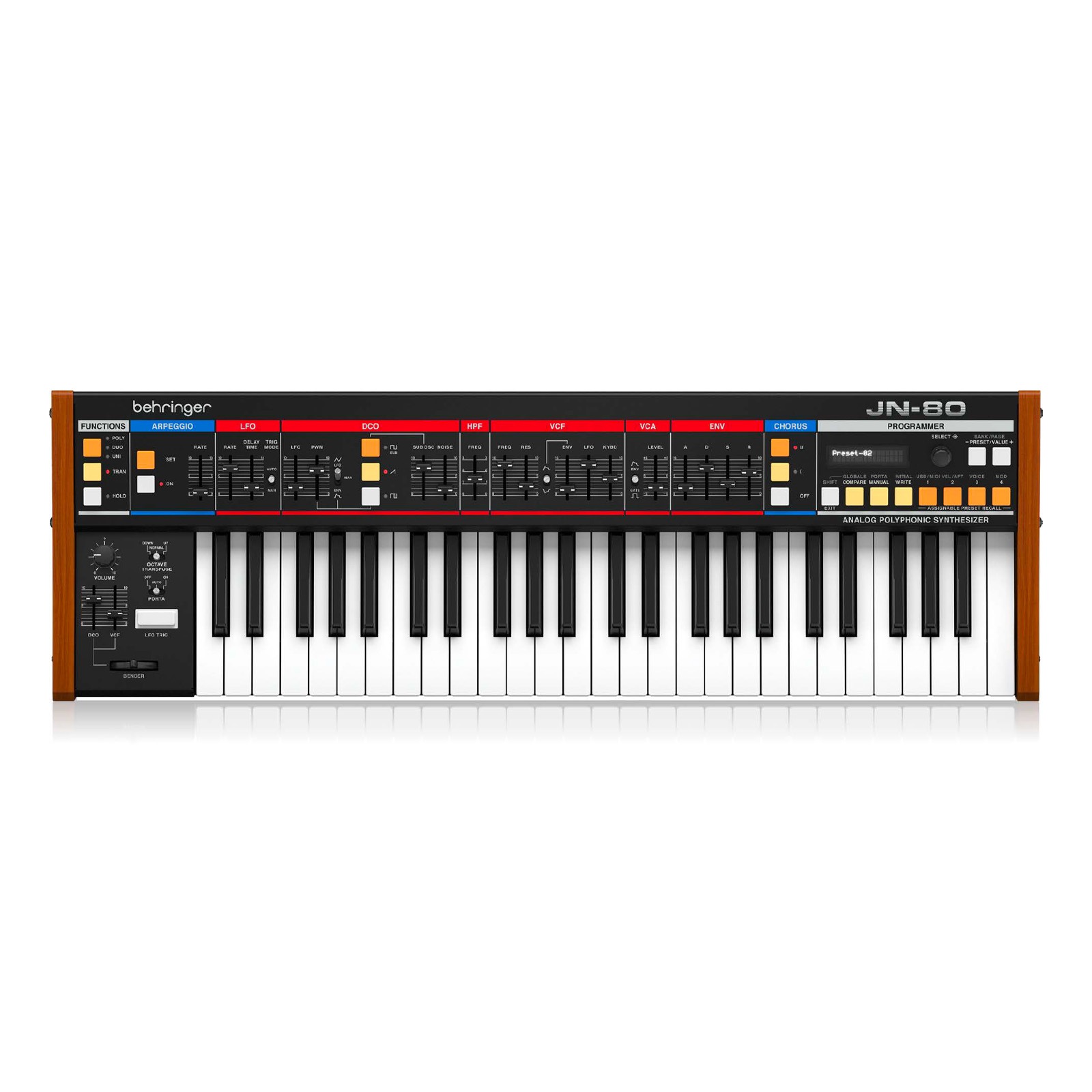 BEHRINGER JN-80 アナログシンセサイザー 8ボイス ポリフォニック 49鍵