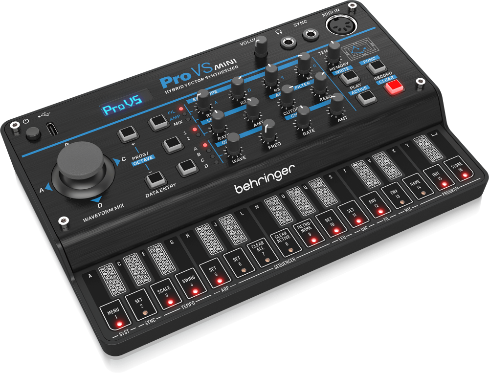 【美品】Behringer Pro VS BEHRINGER PRO-VS MINI 4ボイスハイブリッドベクトルシンセサイザー