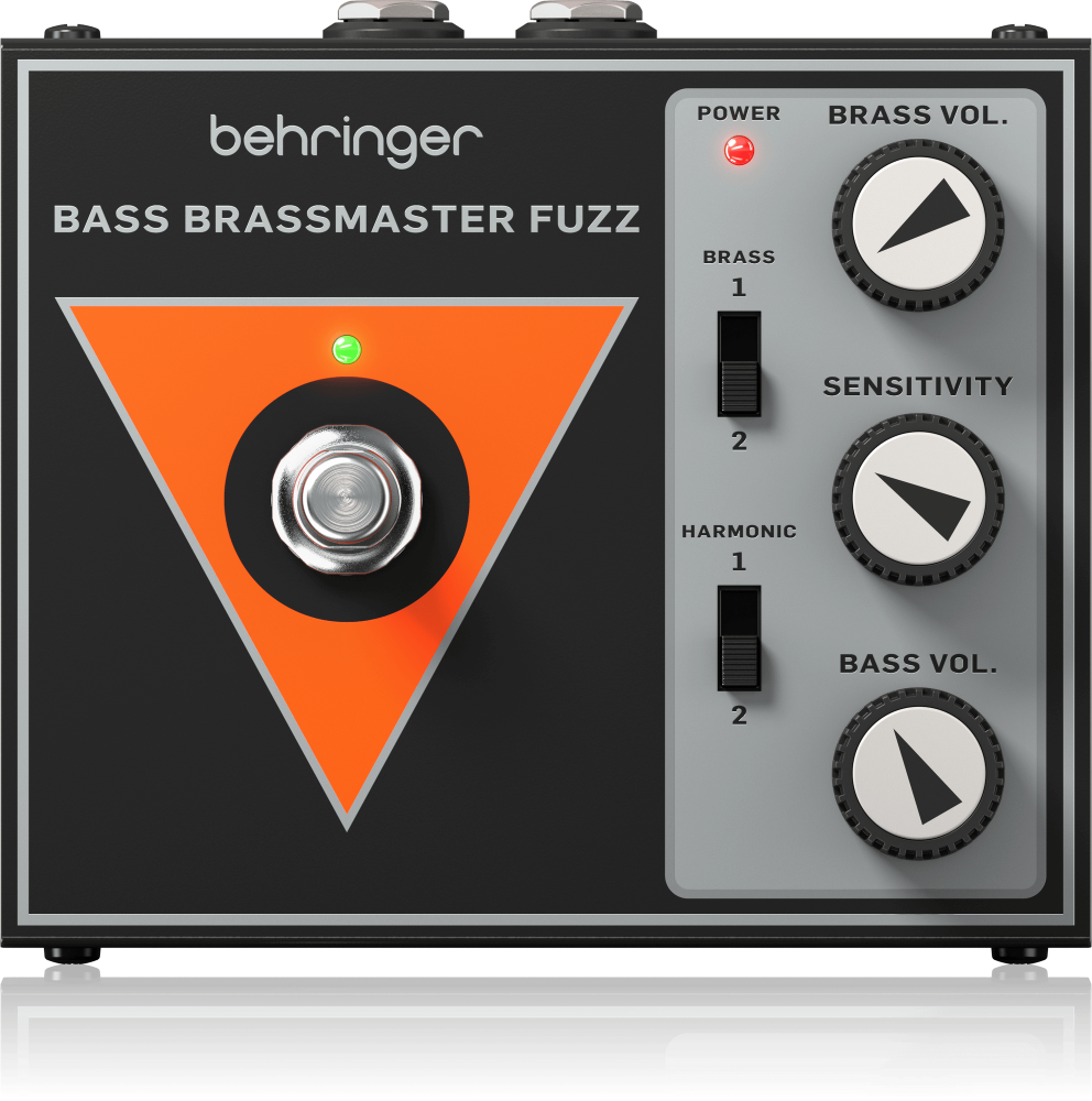 BRASS MASTER オクターブファズ Behringerがビンテージスタイルのオクターブファズペダル「BASS