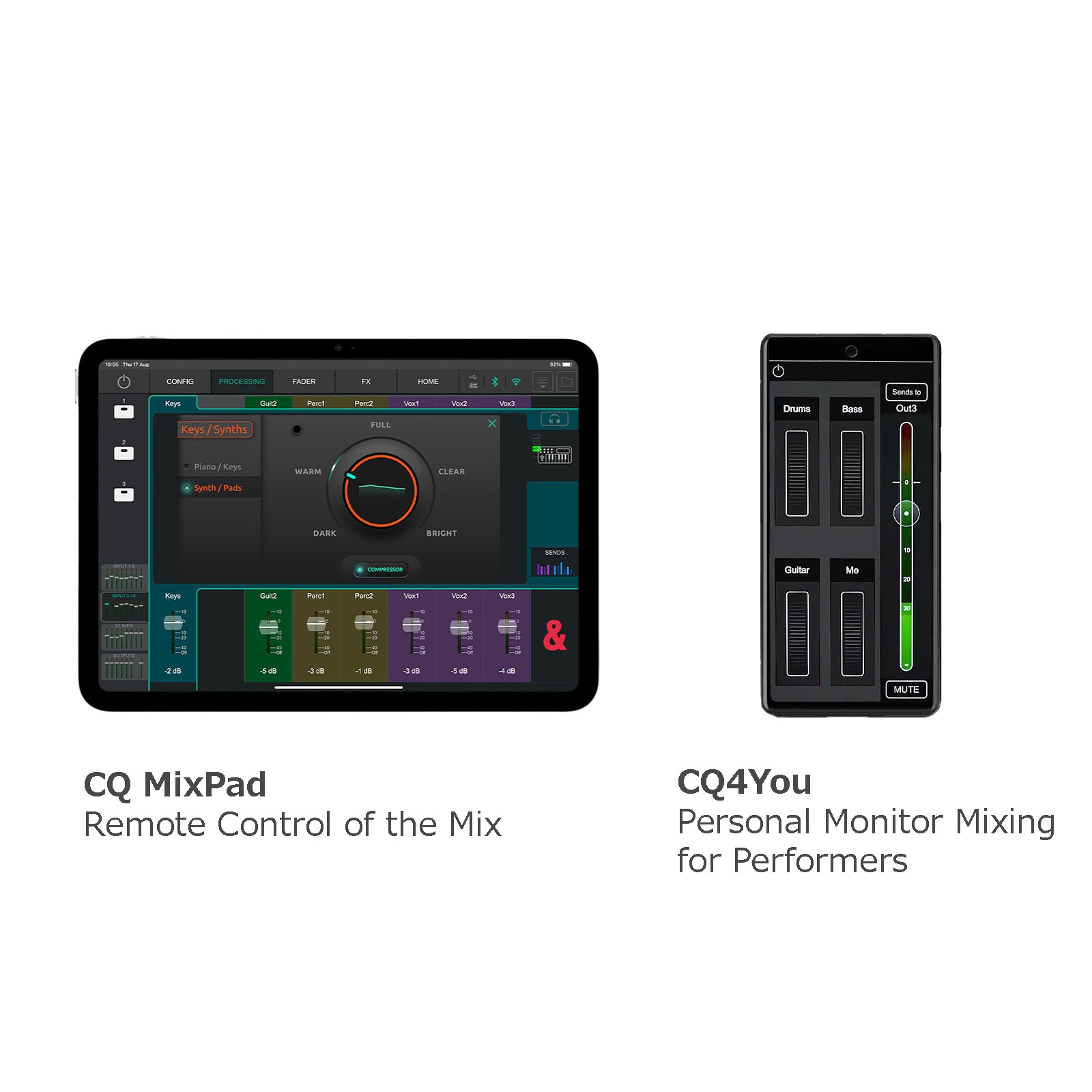 Allen & Heath CQ-12T デジタルミキサー (ミキシングコンソール