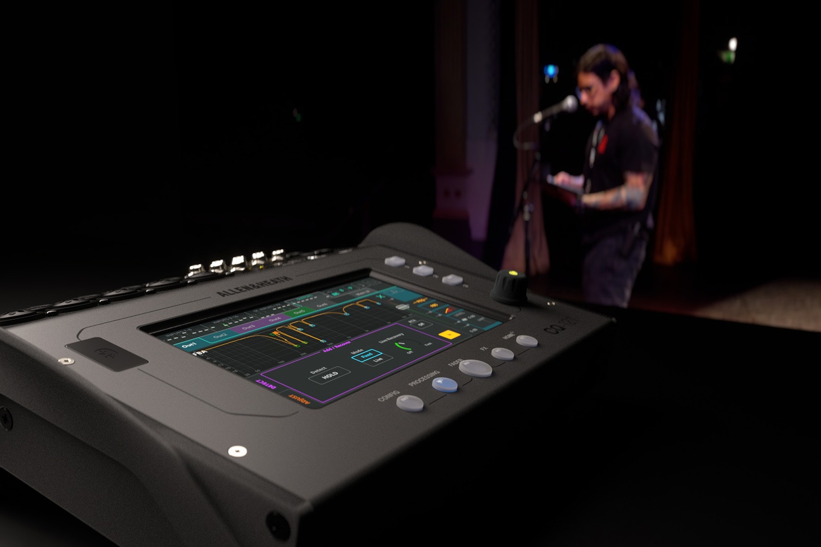 Allen & Heath CQ-12T デジタルミキサー (ミキシングコンソール