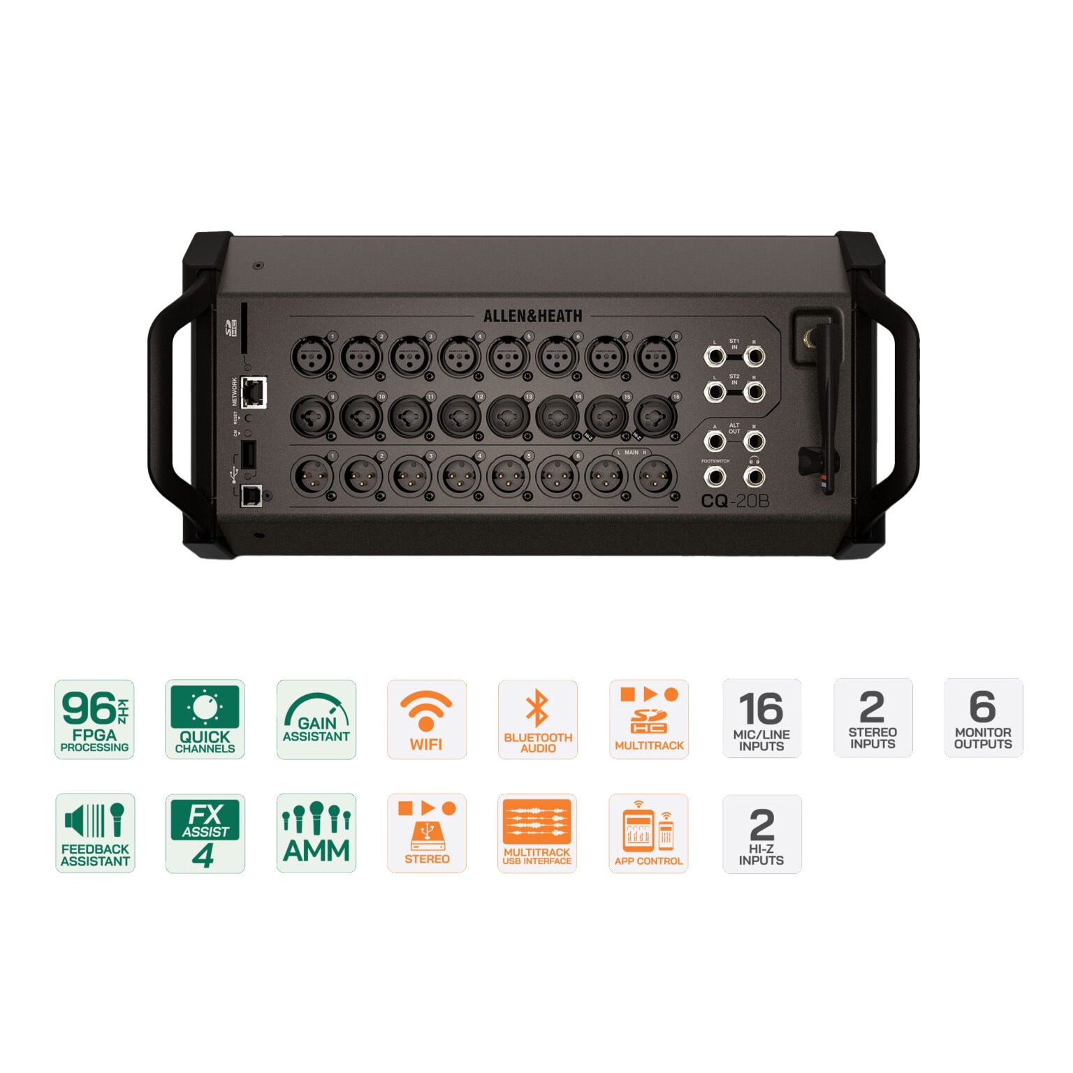 Allen & Heath CQ-20B CQデジタルミキサー｜FULL-TEN