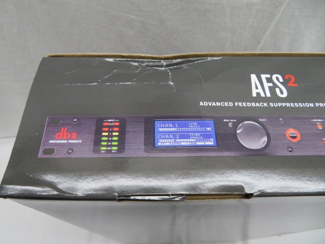 dbx AFS2 ハウリング・サプレッサー dbx ( ディービーエックス ) AFS2 フィードバック(ハウリング