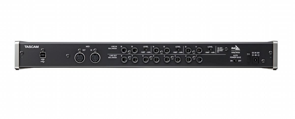 TASCAM US-16X08 オーディオMIDIインターフェース/マイクプリアンプ