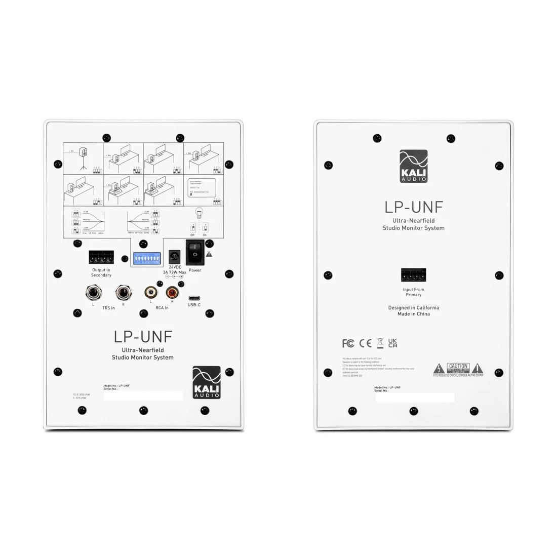 Kali Audio LP-UNF White プロフェッショナル・スタジオモニター
