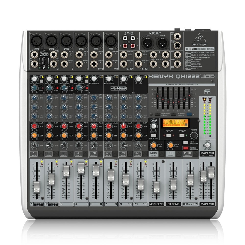 BEHRINGER QX1222USB XENYX アナログミキサー｜ヒビノ公式オンライン 