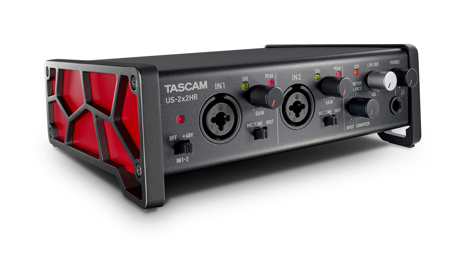 TASCAM US-2X2HR 2IN/2OUT USBオーディオ/MIDIインターフェース