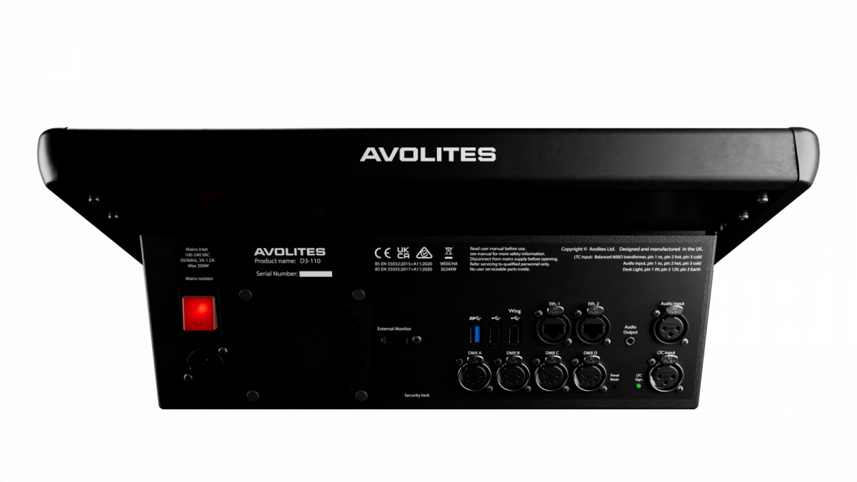Avolites D3-110 ライティングコンソール | Hibino.com ヒビノ公式