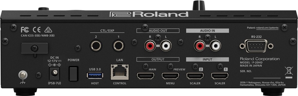 Roland P-20HD ビデオ・インスタント・リプレイヤー | Hibino.com