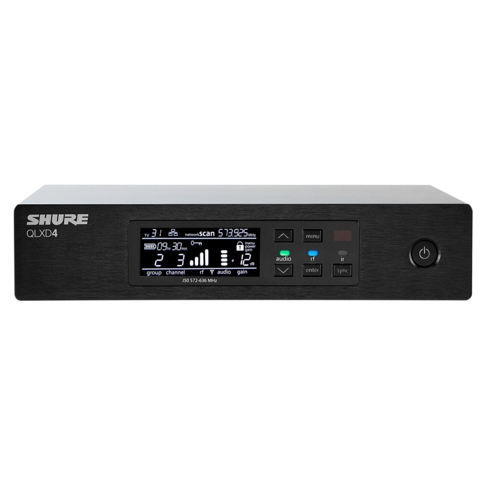 Shure QLXD4J-L53 1chワイヤレスマイク受信機 QLXD4J=-L53 | Hibino
