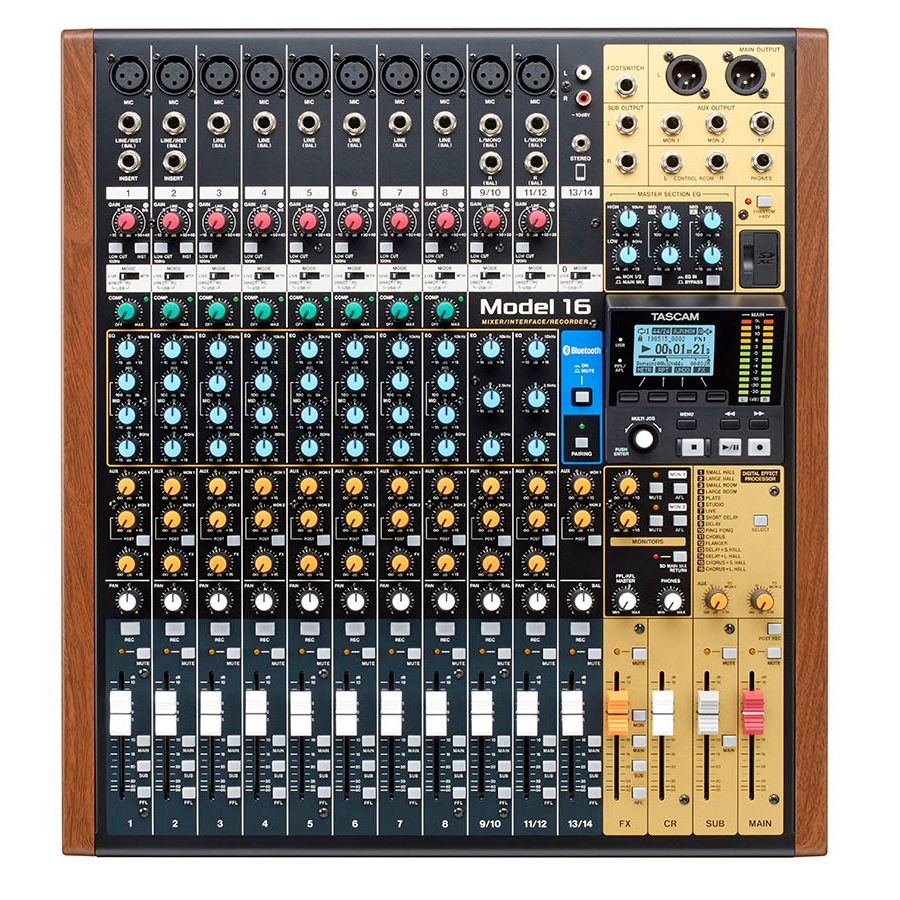 配信機器・PA機器・レコーディング機器 TASCAM Model 16 TASCAM MODEL 16｜Hibino.com【ヒビノ公式】オンラインストア