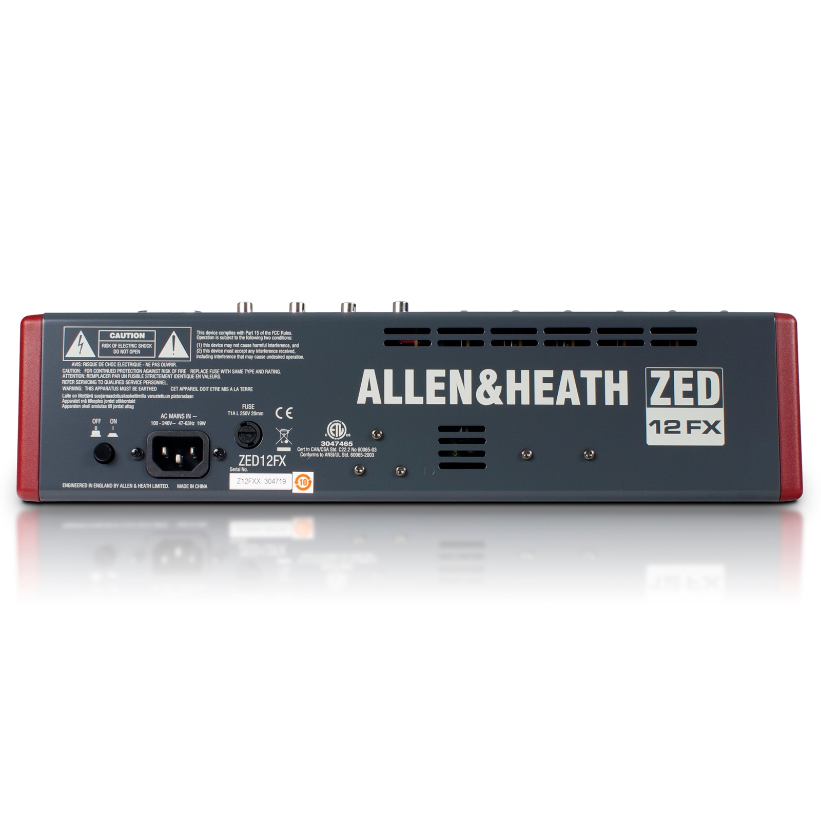 Allen & Heath ZED-12FX アナログミキサー｜FULL-TEN