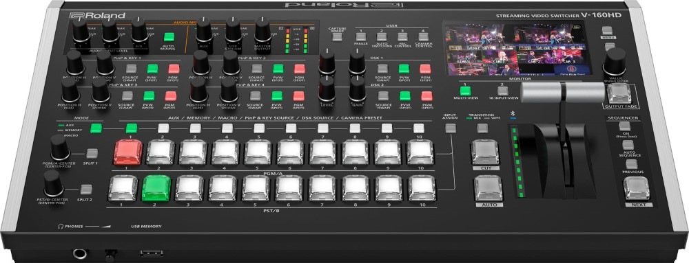 Roland V-160HD ストリーミング・ビデオスイッチャー | Hibino.com