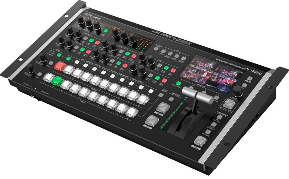 Roland V160HD ストリーミングビデオスイッチャー Roland V-160HD ストリーミング・ビデオスイッチャー | Hibino.com