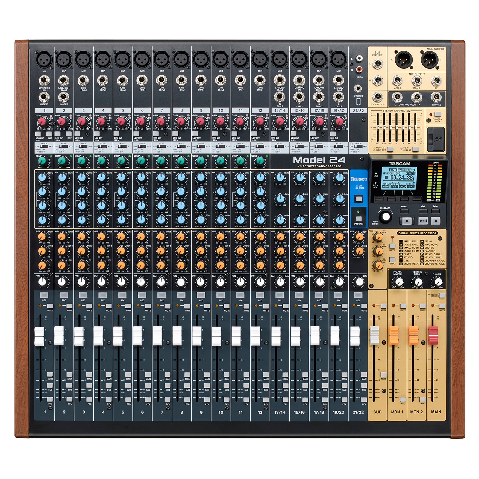 TASCAM Model 24 ミキサー レコーダー TASCAM MODEL 24 24トラックレコーディングミキサー / USBオーディオ