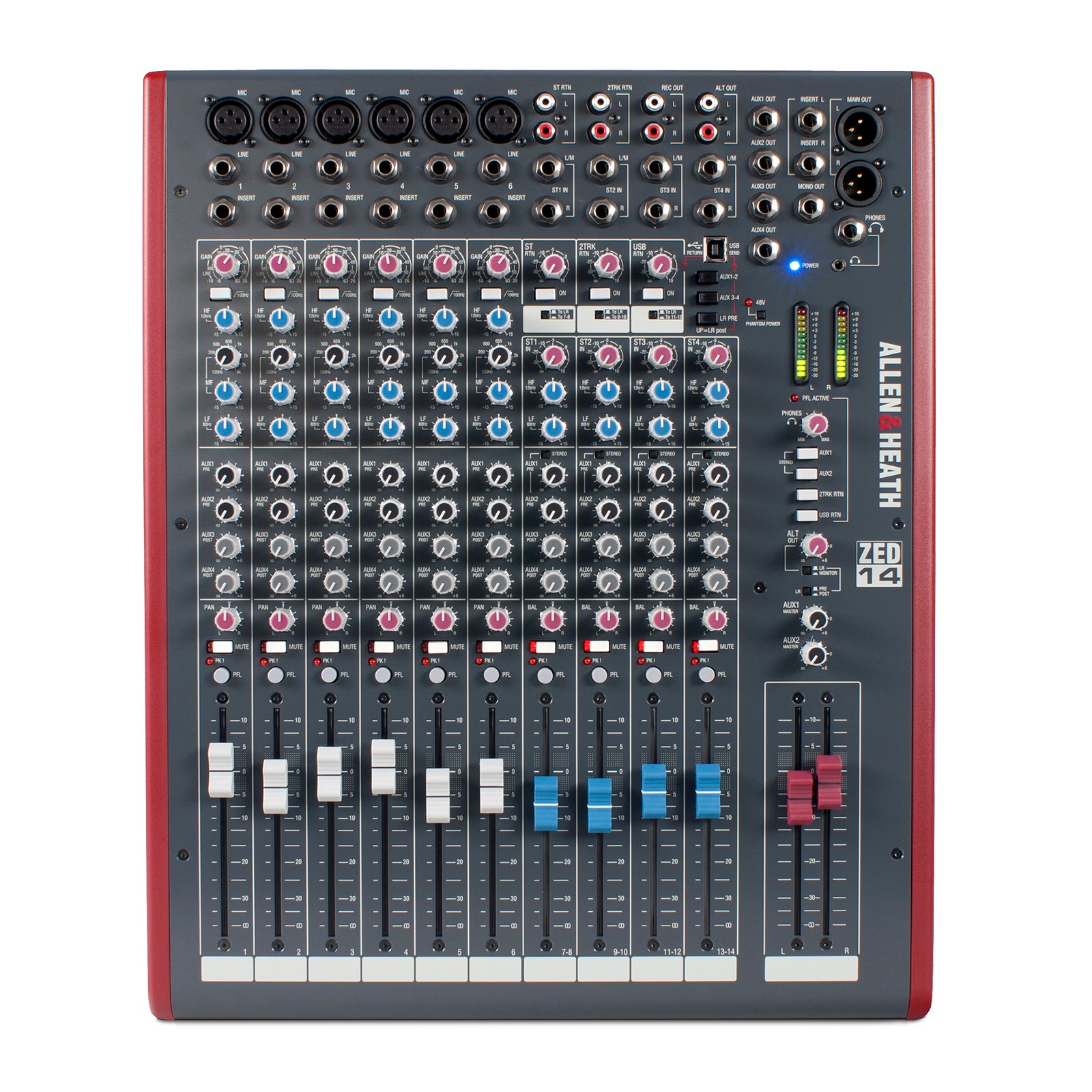 ジャンク　ESO hip アナログミキサー Allen & Heath ZED-14 アナログミキサー | Hibino.com ヒビノ公式