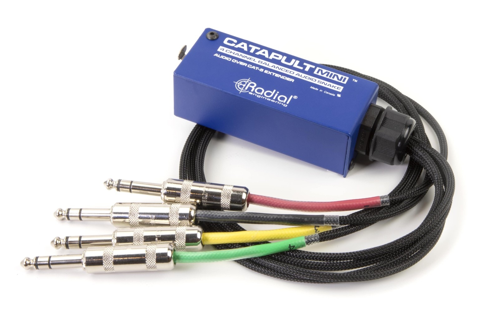 KAC社製 アンビセレクター セミオートタイプ RADIAL Catapult MINI TRS 4ch レシーバー CAT5オーディオスネーク