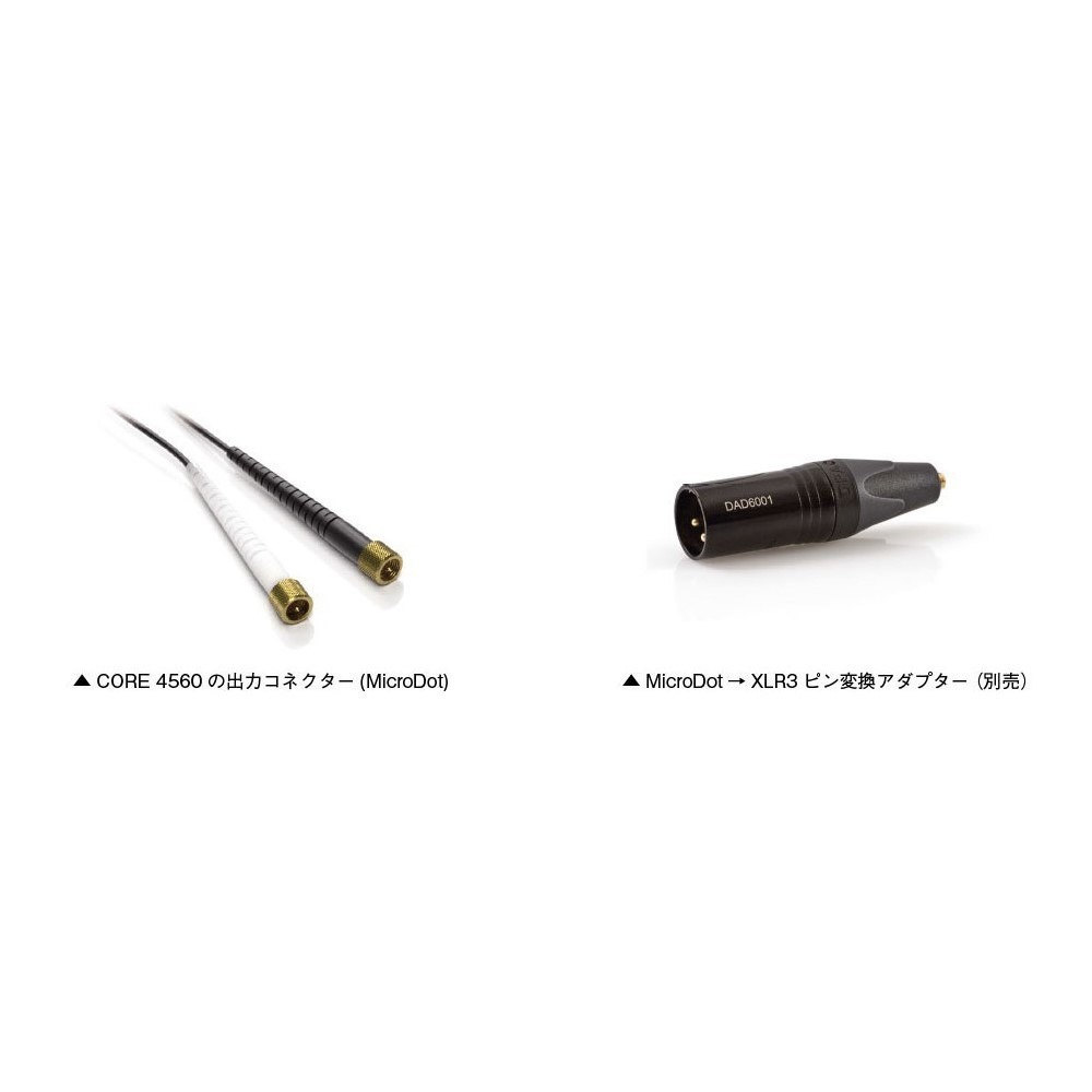 CORE 4560 バイノーラルマイクロフォン - 456B-B00 CORE 4560 - DPA Microphones - ヒビノインターサウンド株式会社