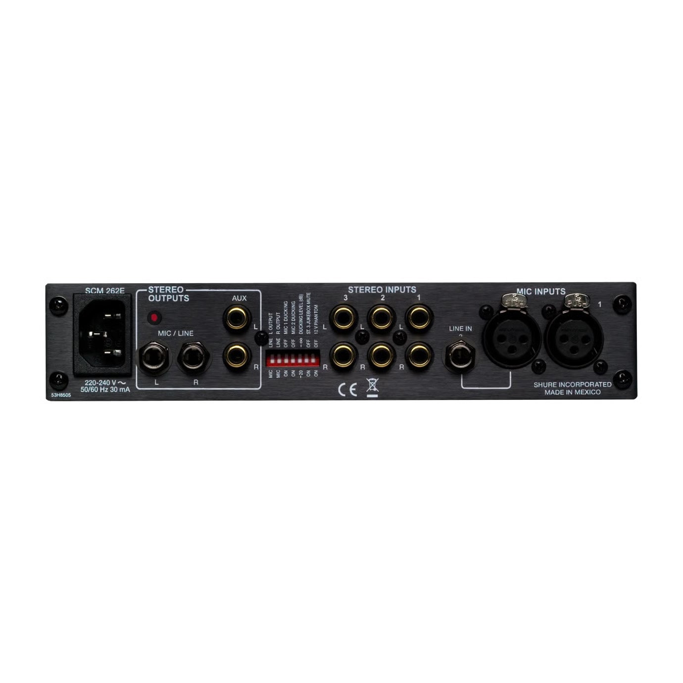 Shure SCM262-J ステレオミキサー | Hibino.com ヒビノ公式 オンライン