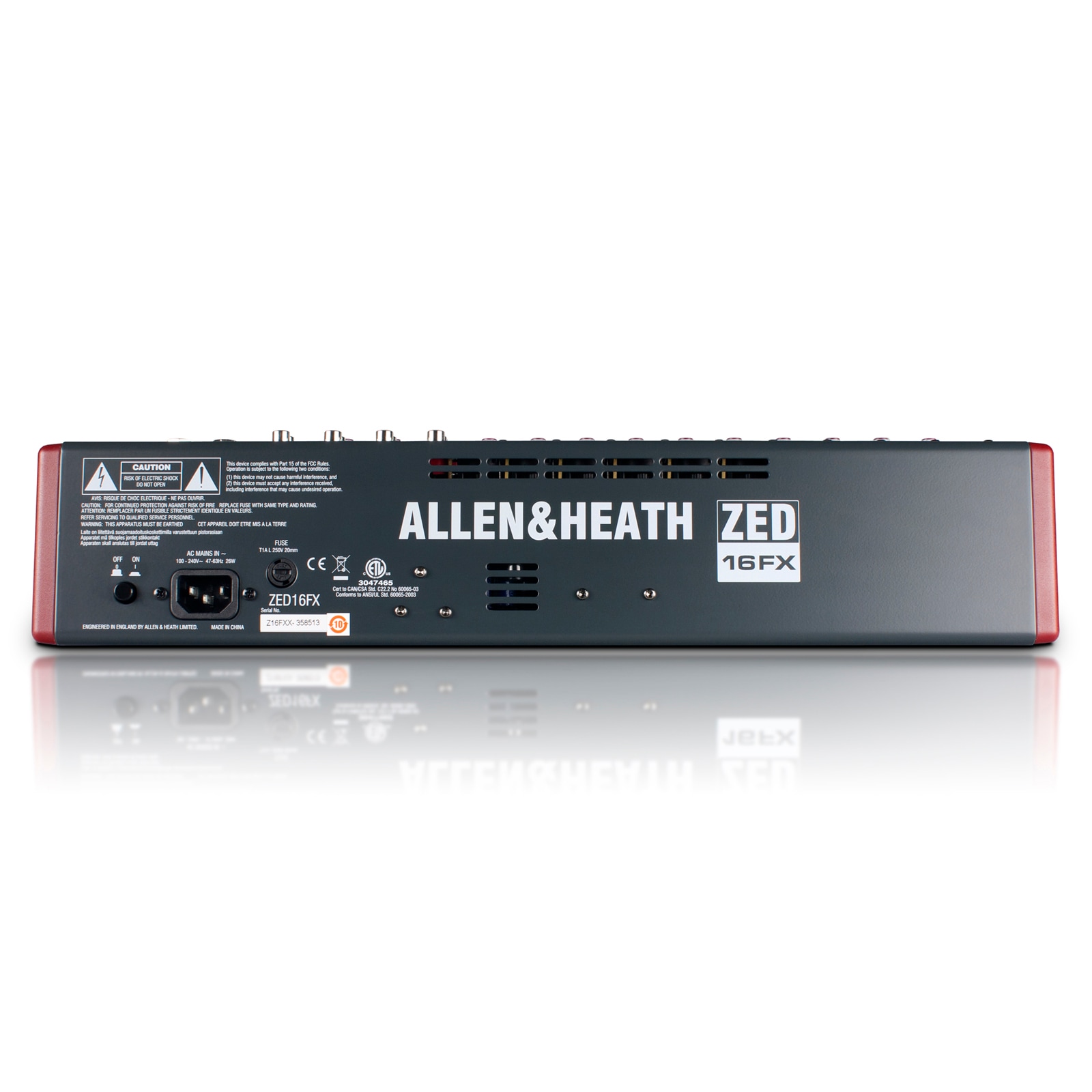 Allen & Heath ZED-16FX アナログミキサー｜FULL-TEN