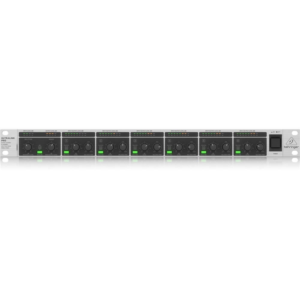 BEHRINGER MX882 V2 ULTRALINK PRO ライン・ミキサー｜FULL-TEN