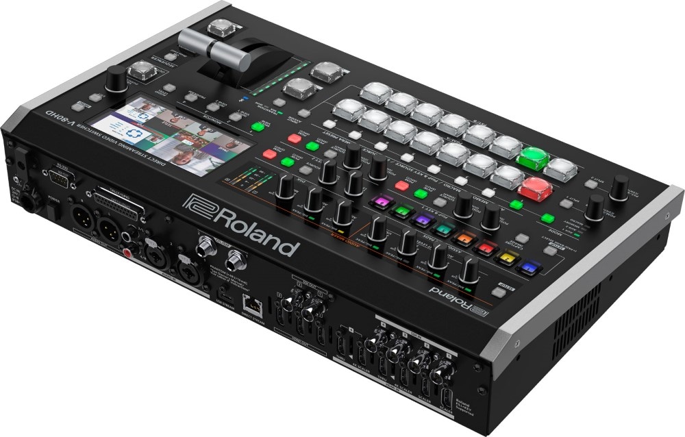 Roland V-80HD ビデオスイッチャー 美品 最安値 Roland V-80HD ダイレクトストリーミング・ビデオスイッチャー