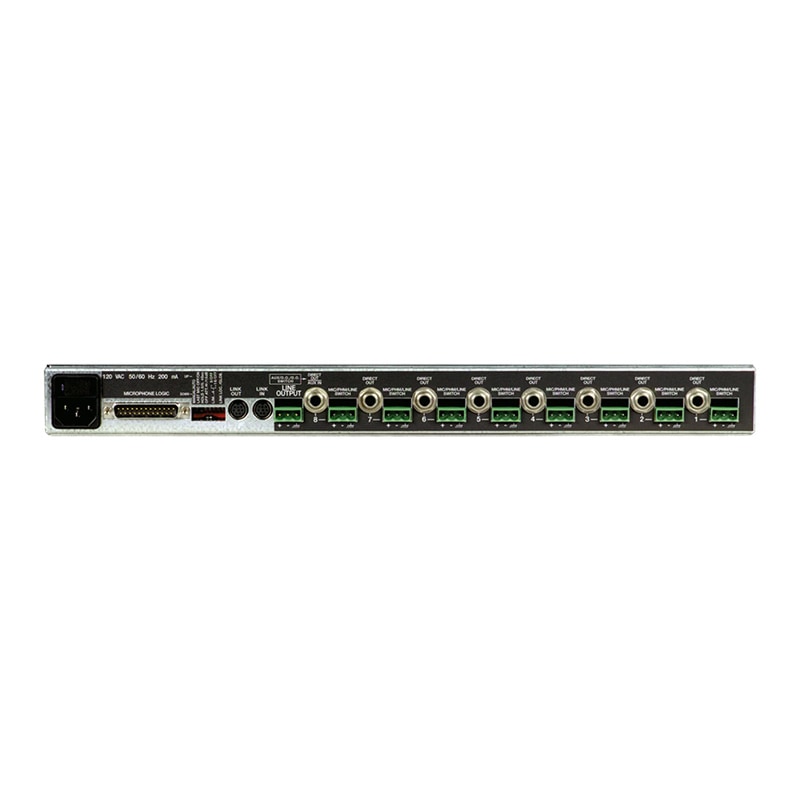 SHURE AuxPander 8ステレオ マトリックスミキサー 通電確認済み auxpander-rear.jpg