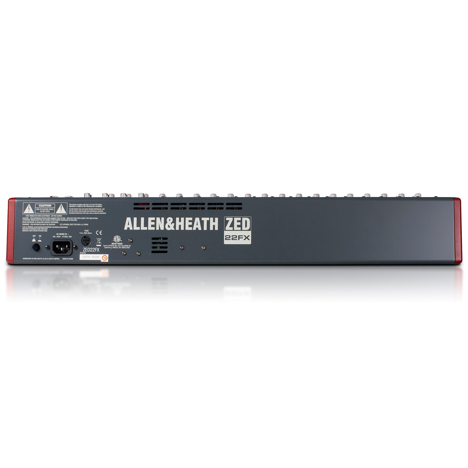 Allen & Heath ZED-22FX アナログミキサー｜FULL-TEN