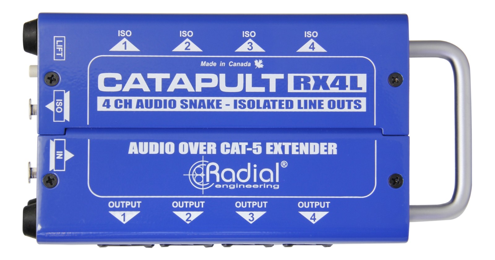 RADIAL Catapult RX4L 4ch レシーバー CAT5 ライントランス搭載