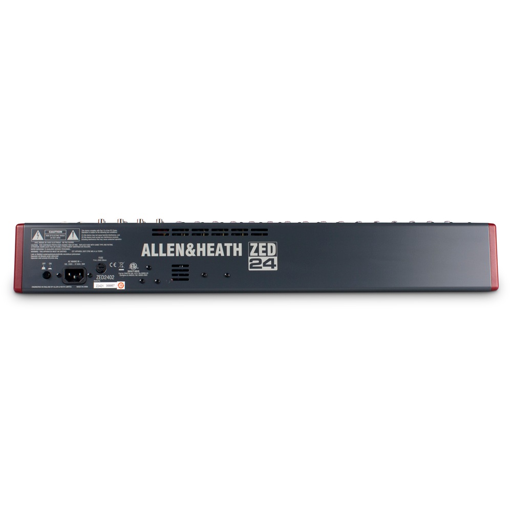 【完動品】A&H ZED-24 24chアナログミキサー USB動作確認済 Allen & Heath ZED-24 24chアナログミキサー | Hibino.com ヒビノ公式