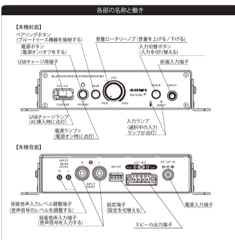 MASSIVE MA-S10D BT Bluetooth搭載 小型ステレオアンプ | Hibino.com
