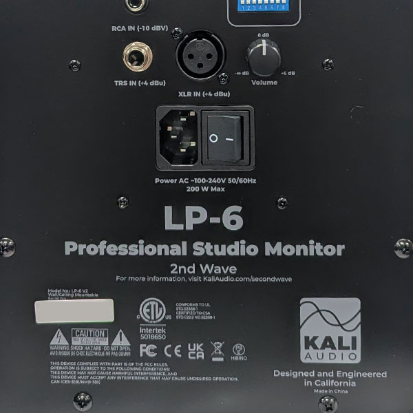 Kali Audio LP-6 V2 プロフェッショナル・スタジオモニター