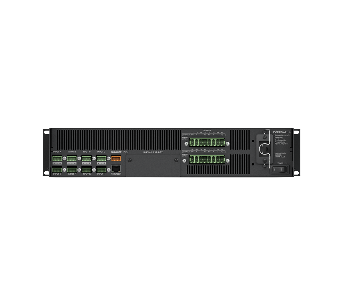 BOSE PM8500N DSP内蔵パワーアンプ 8ch/500W Network対応 PowerMatch
