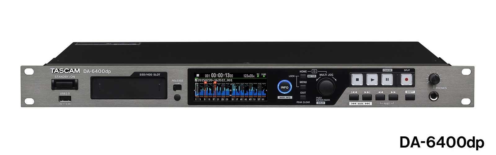 TASCAM DA-6400DP 64チャンネルデジタル マルチトラックレコーダー