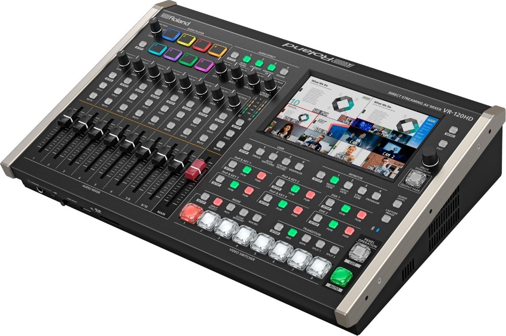 Roland VR-120HD ダイレクト・ストリーミング AVミキサー | Hibino.com