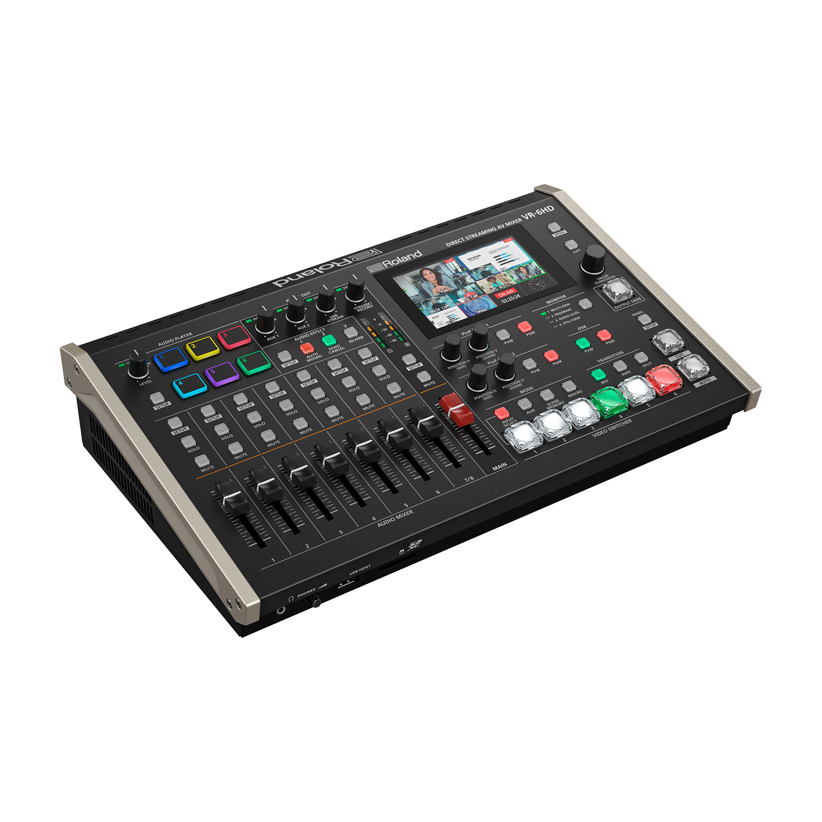 Roland VR-6HD ダイレクトストリーミングAVミキサー 6系統HDMI＆最大5