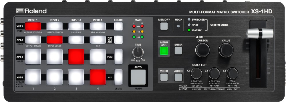 Roland XS-1HD マルチフォーマット・マトリックススイッチャー HDMI4
