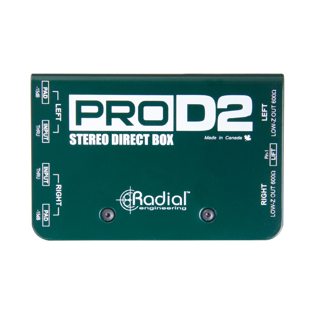 RADIAL ProD2 ステレオ・パッシブDI ダイレクトボックス | Hibino.com