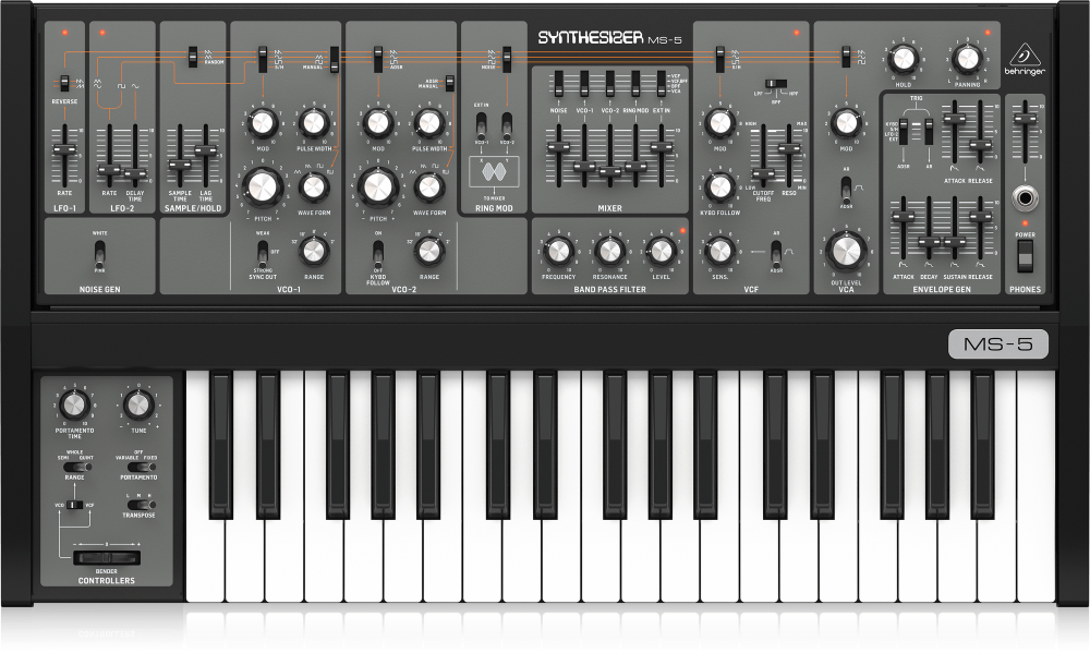 BEHRINGER MS-5 37鍵 アナログシンセサイザー | Hibino.com ヒビノ公式
